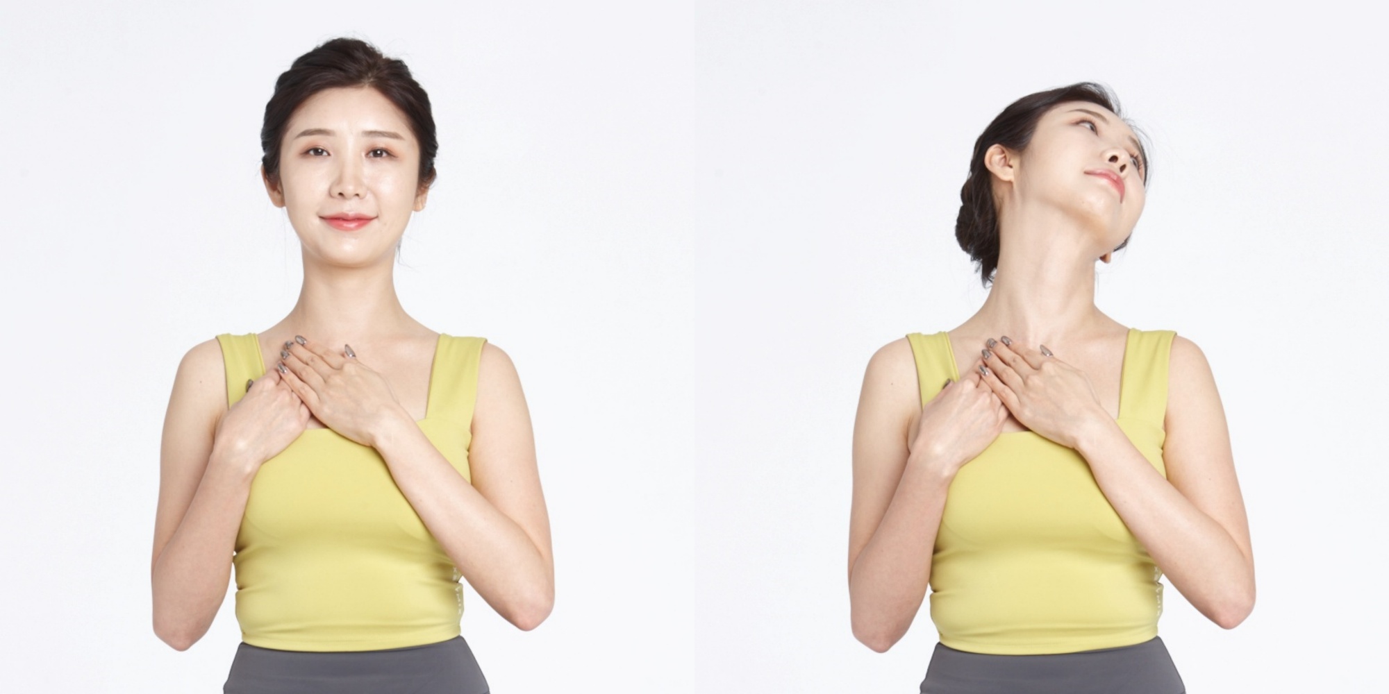 [사진설명] 목 근육을 부드럽게 이완해 목디스크 예방에 효과적인 ‘사각근 이완 스트레칭’.jpg