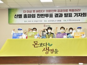 보건의료노조, 압도적 찬성으로 오는 9월2일 ‘총파업’ 결의