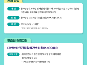 ‘2025년 환자안전 현장지원 활성화’ 사업 본격 추진