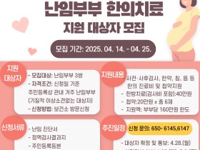 통영시, ‘한의 난임치료 지원사업’ 시행