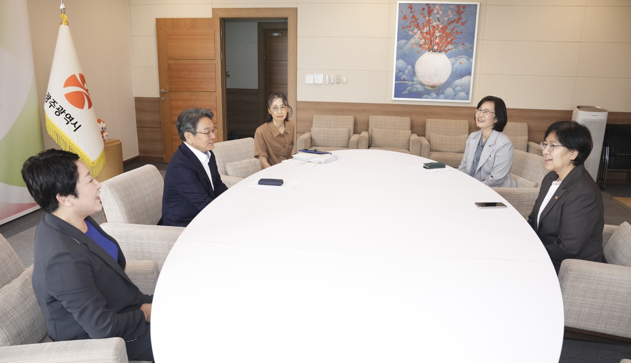 250806 정은경 보건복지부 장관 시청방문GJI01227.jpg