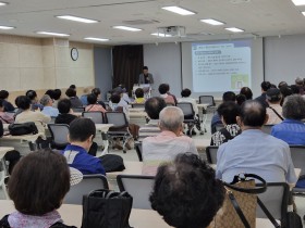 심평원 광주전남본부, 시니어 대상 환절기 건강관리 교육 실시