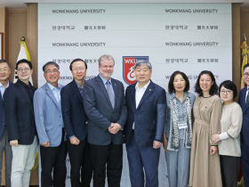 美 미시건주립대(MSU) 관계자, 원광대 총장 예방