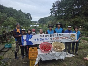 심평원 강원본부, 농촌일손 돕기 및 농산물 판로 지원