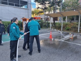 심평원 경기남부본부, 안전의식 제고 위한 합동 소방훈련 실시