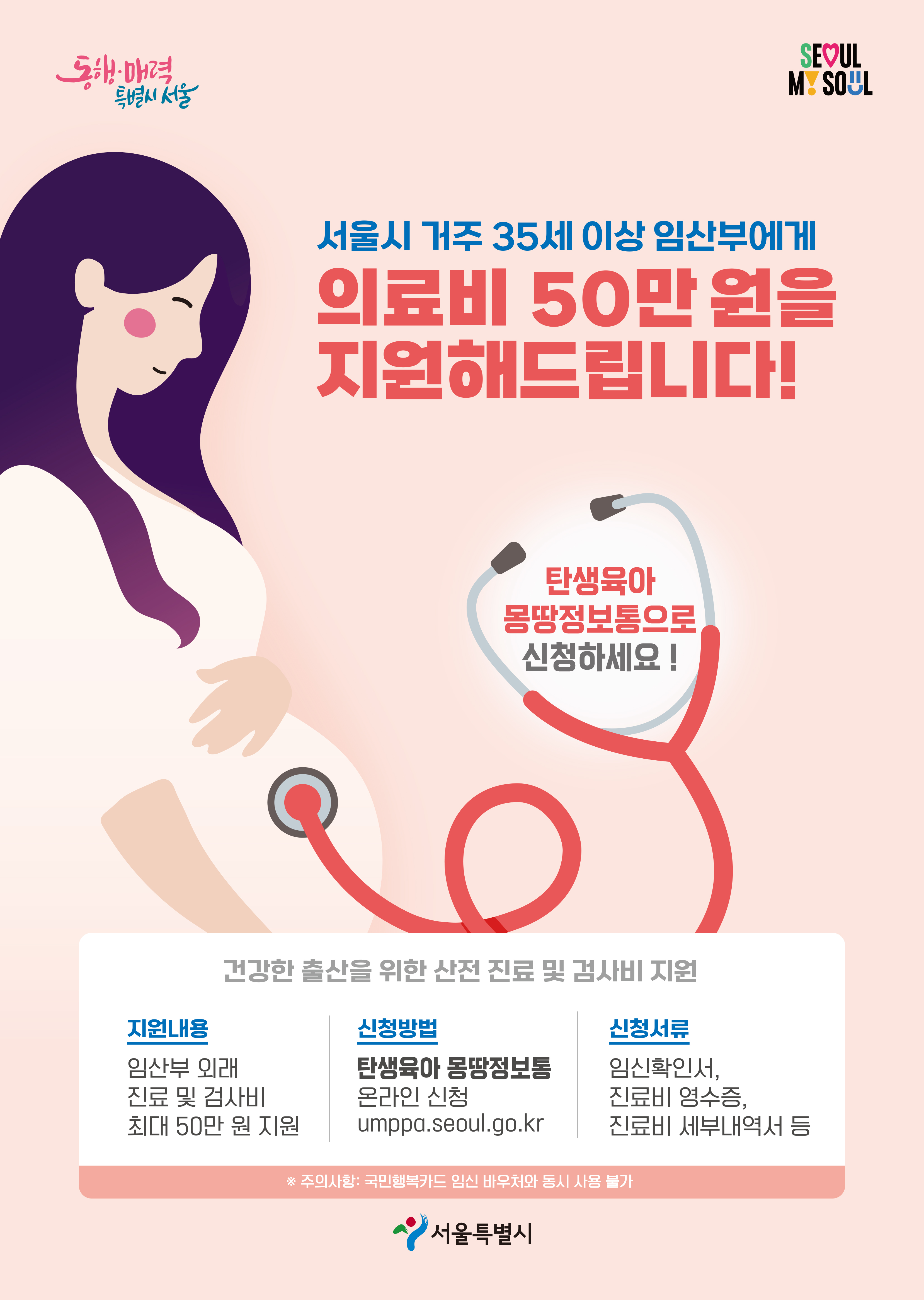 서울시, 35세 이상 임산부 의료비 지원사업 확대
