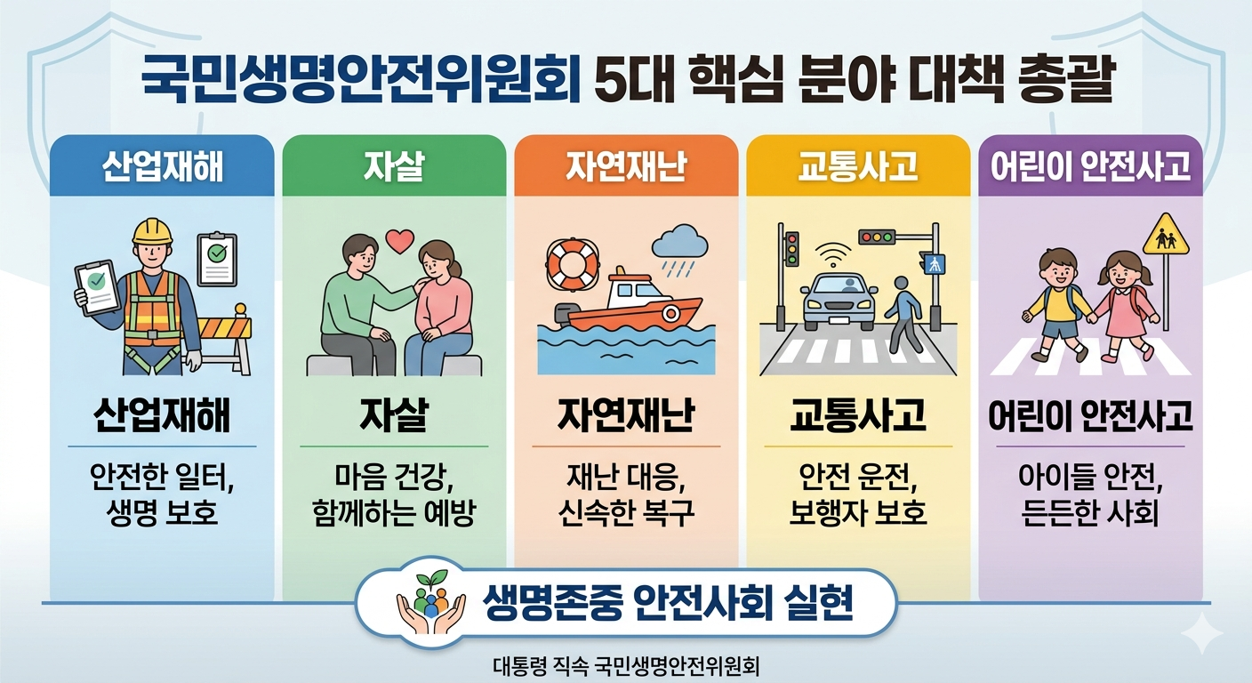 대통령 직속 기구로 ‘국민생명안전위원회’ 만든다
