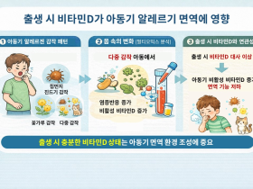 “임신 중 산모 비타민D 상태가 아동기 면역 좌우”