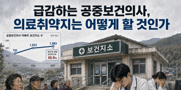 “급감하는 공보의, 의료취약지는 어떻게 할 것인가”