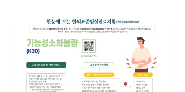한눈에 보는 한의표준임상진료지침 - 기능성소화불량