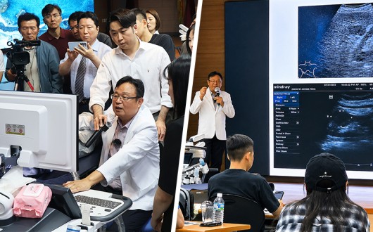 초음파, 안 보이는 병변 읽는 ‘한의학의 눈’…경기 회원들 ‘원데이’ 실습