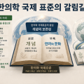 “한의학 국제표준의 본문은 발음이 아니라 개념이어야 한다”