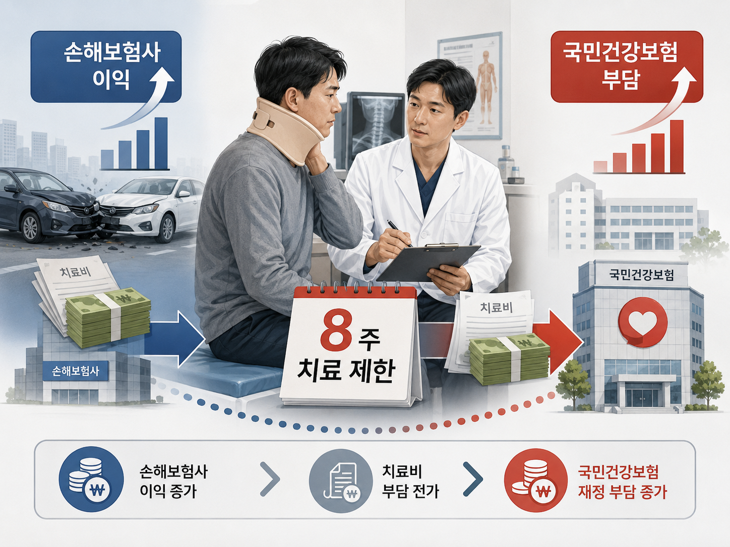 “손해보험사 이익 위해 국민건강보험 희생시키나?”