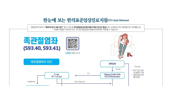 한눈에 보는 한의표준임상진료지침 - 족관절염좌