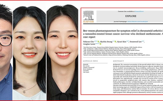 봉독약침, MTX 거부 암 생존자의 류마티스관절염 관리모델로 조명
