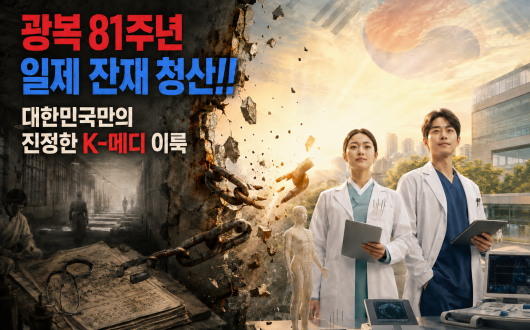 “광복 81주년, 일제잔재로 시작된 양방 편향 의료제도 청산!”