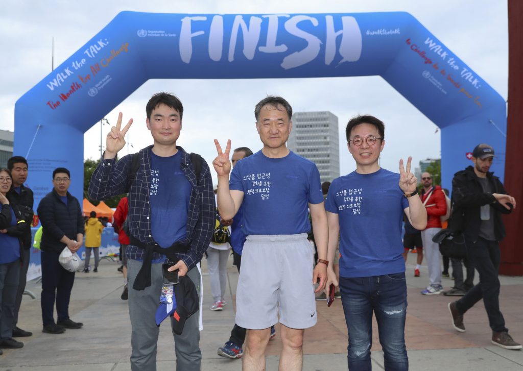 WHO 주관 걷기 행사 (3)